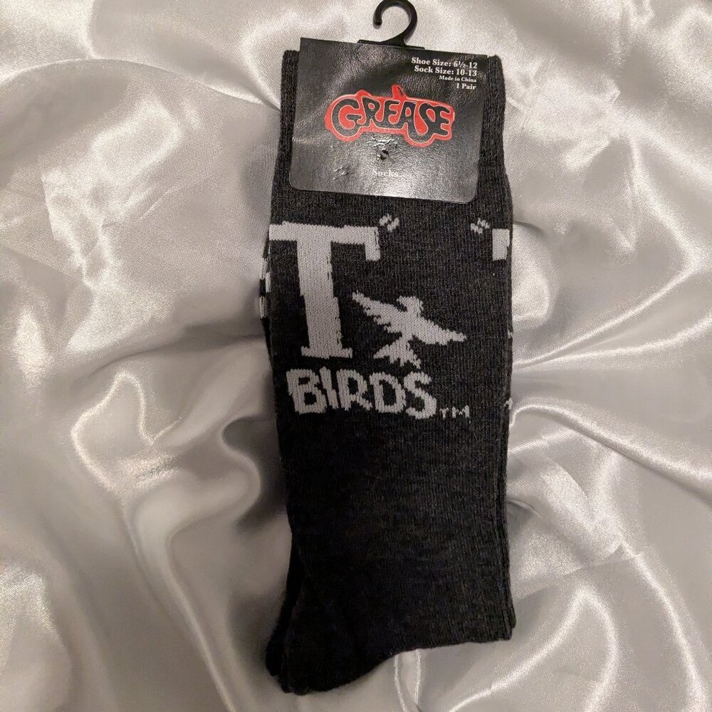Paramount Pictures unisex GREASE T Birds socks....NWT